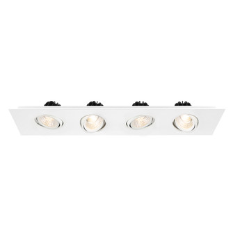 RECESSED MULTIPLE MULT,DOWNLIGHT,4LT,12W,WHT in White (40|30236-02)