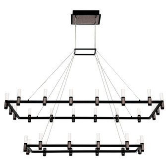 Altamont LED Chandelier in Satin Nickel Black (40|37049-010)