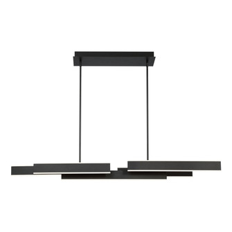 Cameno LED Linear Chandelier in Matte Black (40|37065-010)