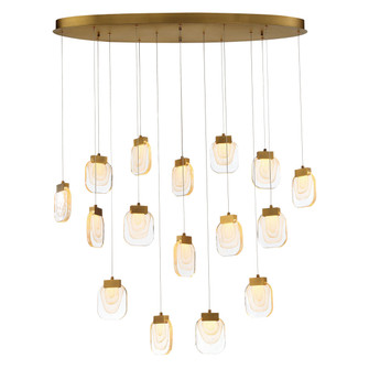 Paget LED Chandelier in Gold (40|37194-017)