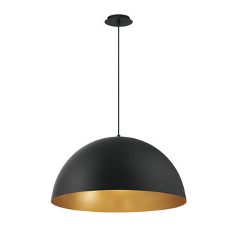 Laverton One Light Pendant in Black/Gold (40|37218-022)