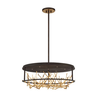 Aerie LED Chandelier in Gold-Black Mix (40|38097-010)