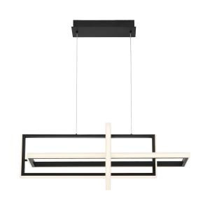 Bordo LED Linear Chandelier in Matte Black (40|39323-019)