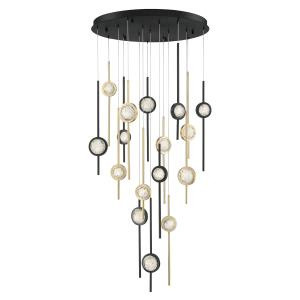 Barletta LED Chandelier in Gold-Black Mix (40|39465-030)