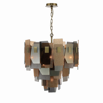 Cocolina Ten Light Chandelier in Brushed Brass (40|43875-016)