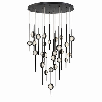 Barletta LED Chandelier in Anodized Black (40|43890-019)