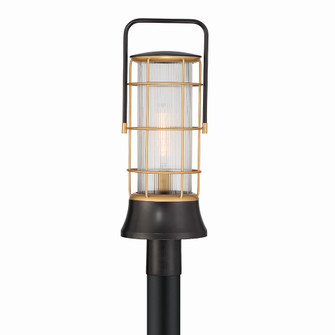 Rivamar One Light Outdoor Post Mount in Gold-Black Mix (40|44265-014)