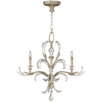 Beveled Arcs Four Light Chandelier in Silver (48|701540ST)