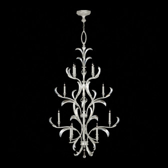 Beveled Arcs 16 Light Chandelier in Silver Leaf (48|704040-SF4)
