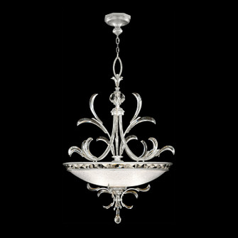 Beveled Arcs Three Light Pendant in Silver Leaf (48|704440-SF4)