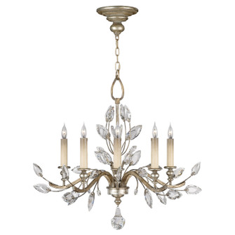 Crystal Laurel Five Light Chandelier in Silver (48|753040ST)