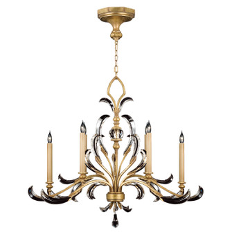 Beveled Arcs Six Light Chandelier in Gold (48|760540ST)