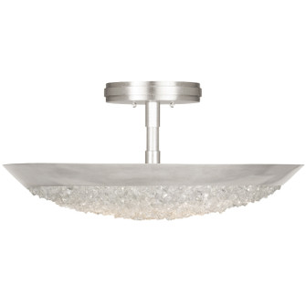 Arctic Halo Three Light Semi-Flush Mount in Silver (48|880040ST)