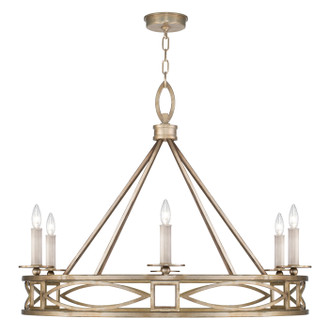 Cienfuegos Six Light Chandelier in Gold w/No Shades (48|887640-3ST)
