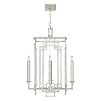 Cienfuegos Four Light Chandelier in Silver Leaf w/No Shades (48|889040-SF4)