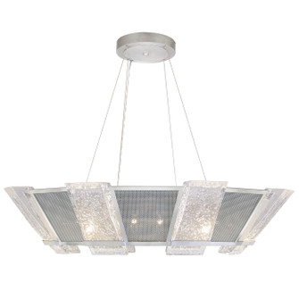 Crownstone 16 Light Pendant in Silver w/Metal Mesh Inserts (48|890640-12ST)