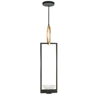 Delphi LED Pendant in Black/Gold (48|892840-3ST)