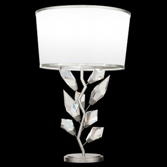 Foret One Light Table Lamp in Silver Leaf w/White Shade (48|908010-1ST)