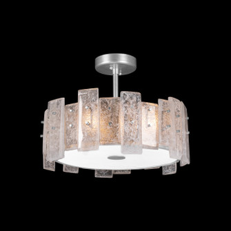 Lunea Three Light Semi-Flush Mount in Silver (48|910640-1ST)