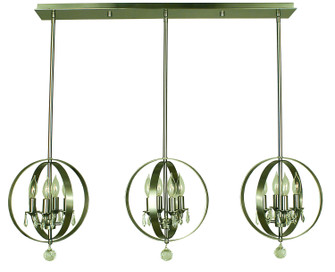 Constellation 12 Light Island Chandelier in Polished Nickel (8|1051 PN)