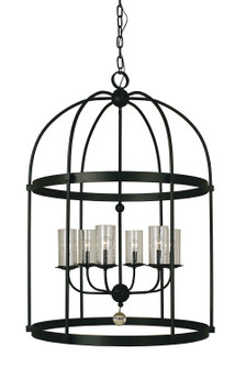 Compass Six Light Foyer Chandelier in Polished Nickel (8|1106 PN)