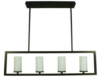 Theorem Four Light Island Chandelier in Matte Black (8|1194 MBLACK)