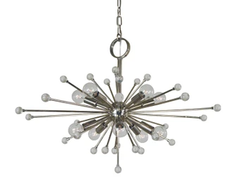 Supernova Ten Light Chandelier in Polished Nickel (8|3085 PN)