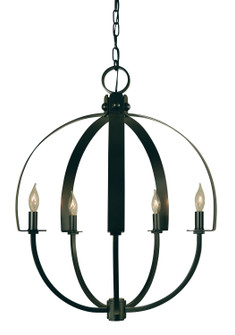 Luna Five Light Chandelier in Antique Brass (8|4725 AB)