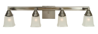 Mercer Four Light Wall Sconce in Satin Pewter w/Polished Nickel (8|4774 SP/PN)