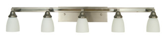 Mercer Five Light Wall Sconce in Satin Pewter w/Polished Nickel (8|4785 SP/PN)