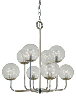 Jupiter Ten Light Chandelier in Satin Pewter (8|4838 SP)