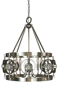 Ephemeris Five Light Chandelier in Polished Nickel (8|5035 PN)