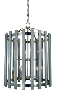 Arcadia 12 Light Foyer Chandelier in Polished Nickel (8|5128 PN)