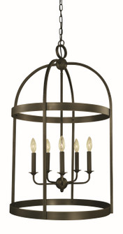 Heidelberg Five Light Foyer Chandelier in Iron (8|5645 IRON)