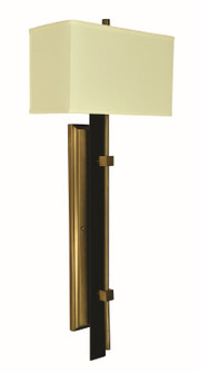 Sconces Two Light Wall Sconce in Antique Brass/Matte Black (8|5672 AB/MBLACK)