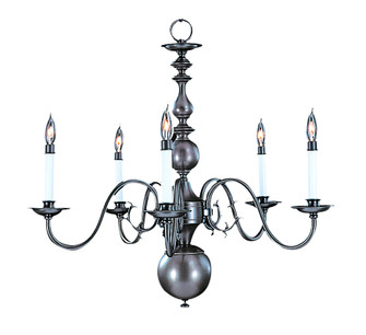 Jamestown Five Light Chandelier in Satin Pewter (8|9125 SP)