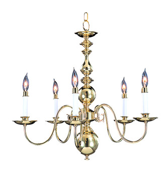 Jamestown Five Light Chandelier in Satin Pewter (8|9126 SP)