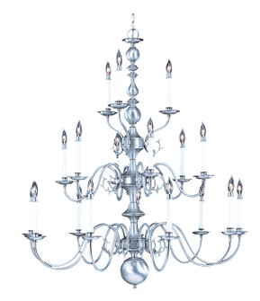 Jamestown 18 Light Foyer Chandelier in Satin Pewter (8|9148 SP)