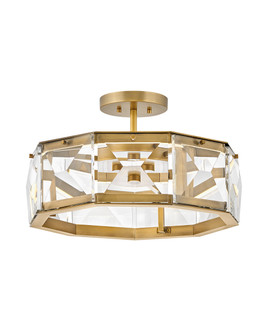 Jolie LED Semi-Flush Mount in Heritage Brass (138|FR30103HBR)