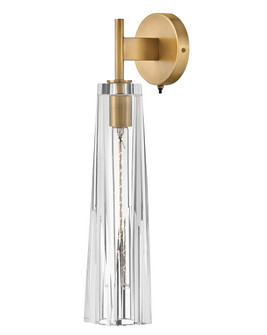 Cosette LED Wall Sconce in Heritage Brass (138|FR31100HBR-CL)