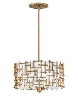 Farrah LED Pendant in Burnished Gold (138|FR33103BNG)