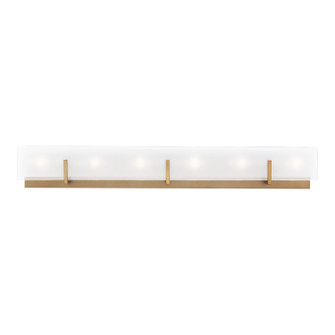 Syll Six Light Wall / Bath in Satin Brass (454|4430806EN-848)