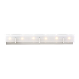 Syll Six Light Wall / Bath in Brushed Nickel (454|4430806EN-962)