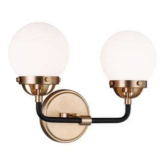 Cafe Two Light Wall / Bath in Satin Brass (454|4487902-848)