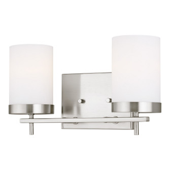 Zire Two Light Wall / Bath in Brushed Nickel (454|4490302EN3-962)