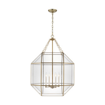 Morrison Four Light Lantern in Satin Brass (454|5279404EN-848)