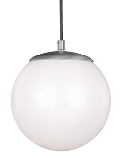 Leo - Hanging Globe One Light Pendant in Satin Aluminum (454|6018-04)