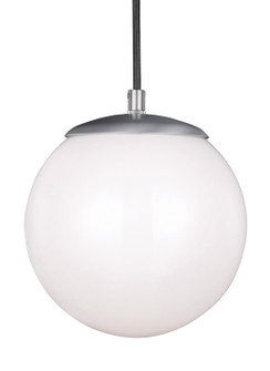 Leo - Hanging Globe One Light Pendant in Satin Aluminum (454|6018EN3-04)