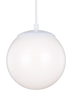 Leo - Hanging Globe One Light Pendant in White (454|6018EN3-15)