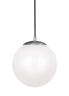 Leo - Hanging Globe LED Pendant in Satin Aluminum (454|602093S-04) Leo - Hanging Globe LED Pendant in Satin Aluminum (454|602093S-04)